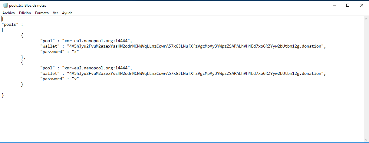 configuración base pool.txt